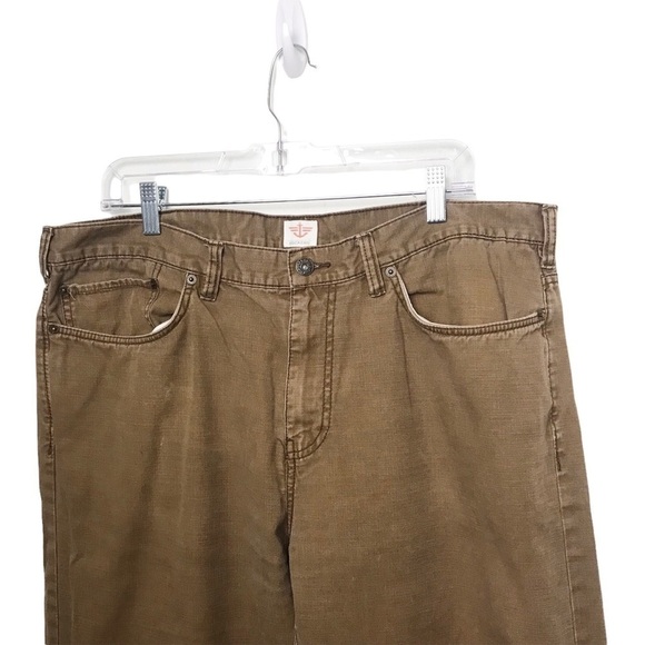Dockers Brown Straight Leg Jeans 38 x 32 - Picture 3 of 8